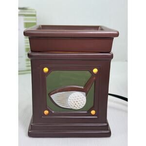 Scentsy Fore! Golf Themed Full Size Warmer Retired + Original Box